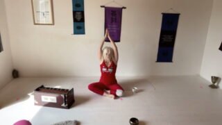 Hand flow mudra beautiful asana flow with strenght